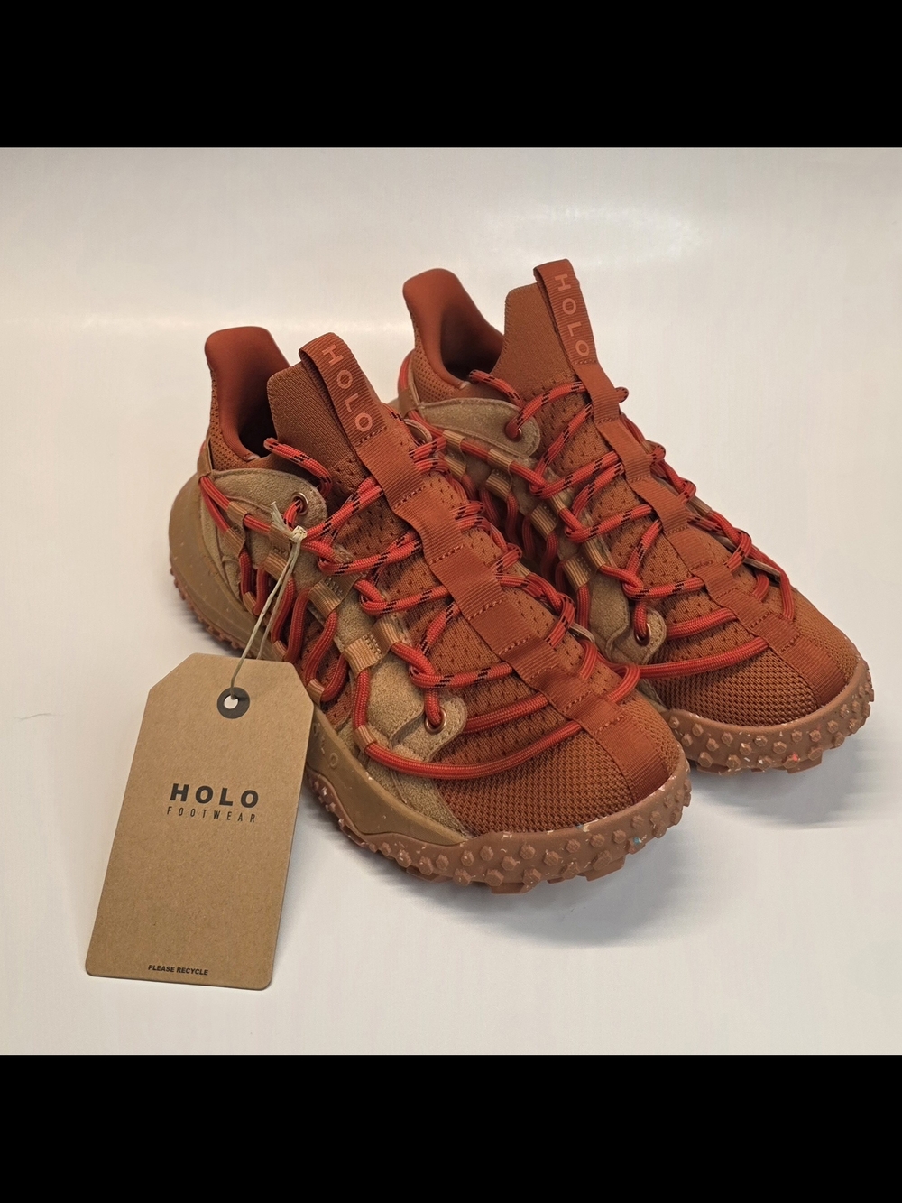 New HOLO Footwear  Zeus Terracotta Trail, Hiking Sneakers, Women's Sizes - Picture 7 of 16